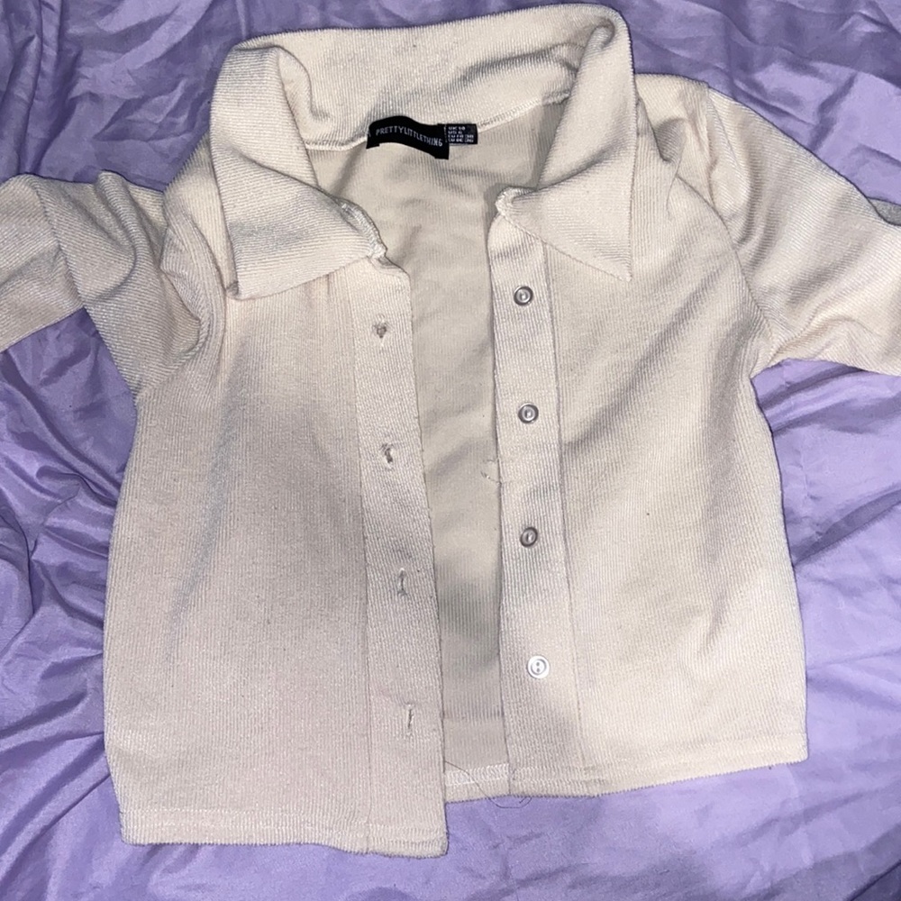 Button up Crop top